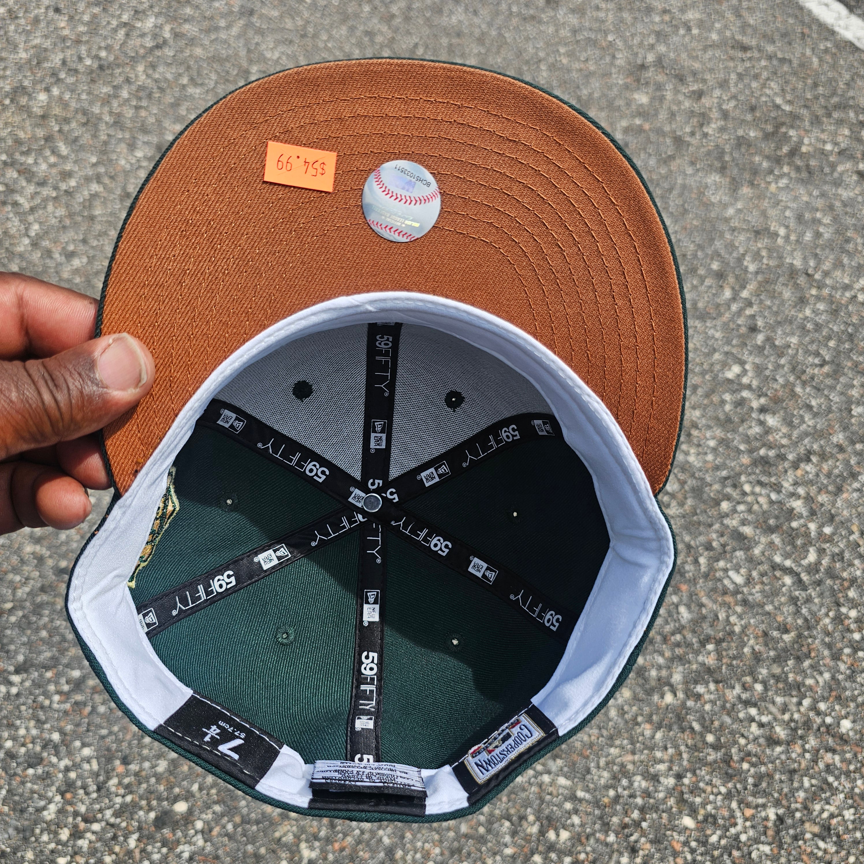 New Era Yankees Dark Green Fitted Hat (BF)