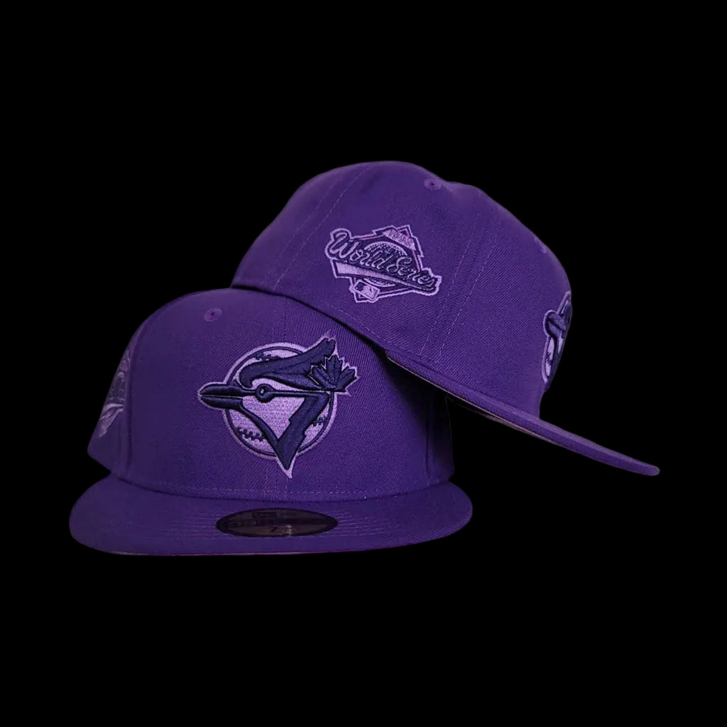 Purple Toronto Blue Jays Light 1992 World Series Side Patch