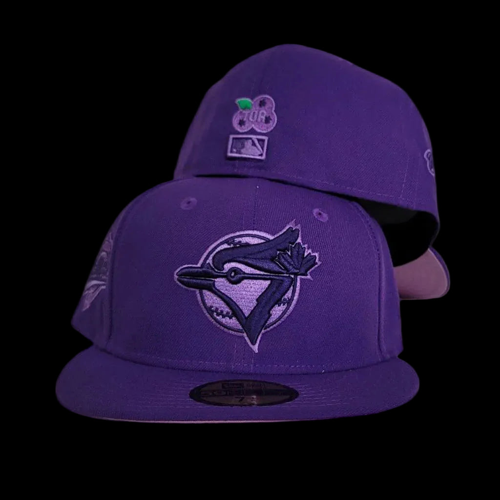 Purple Toronto Blue Jays Light 1992 World Series Side Patch