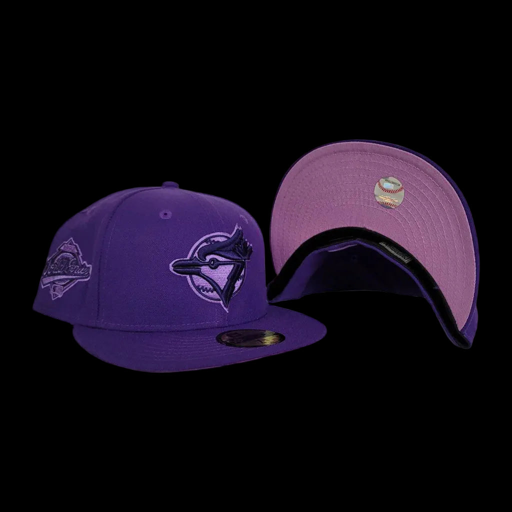 Purple Toronto Blue Jays Light 1992 World Series Side Patch