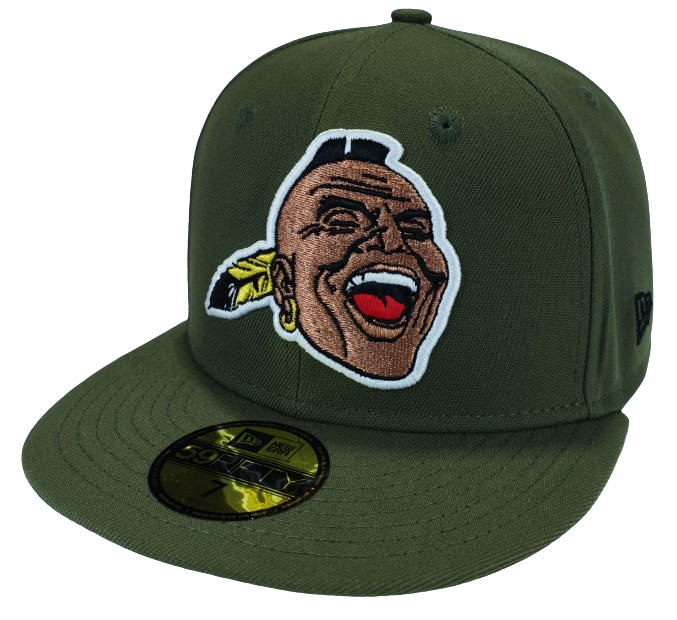 Atlanta Braves 1957 World Series Olive Green Copper Face | New era 59fifty Fitted
