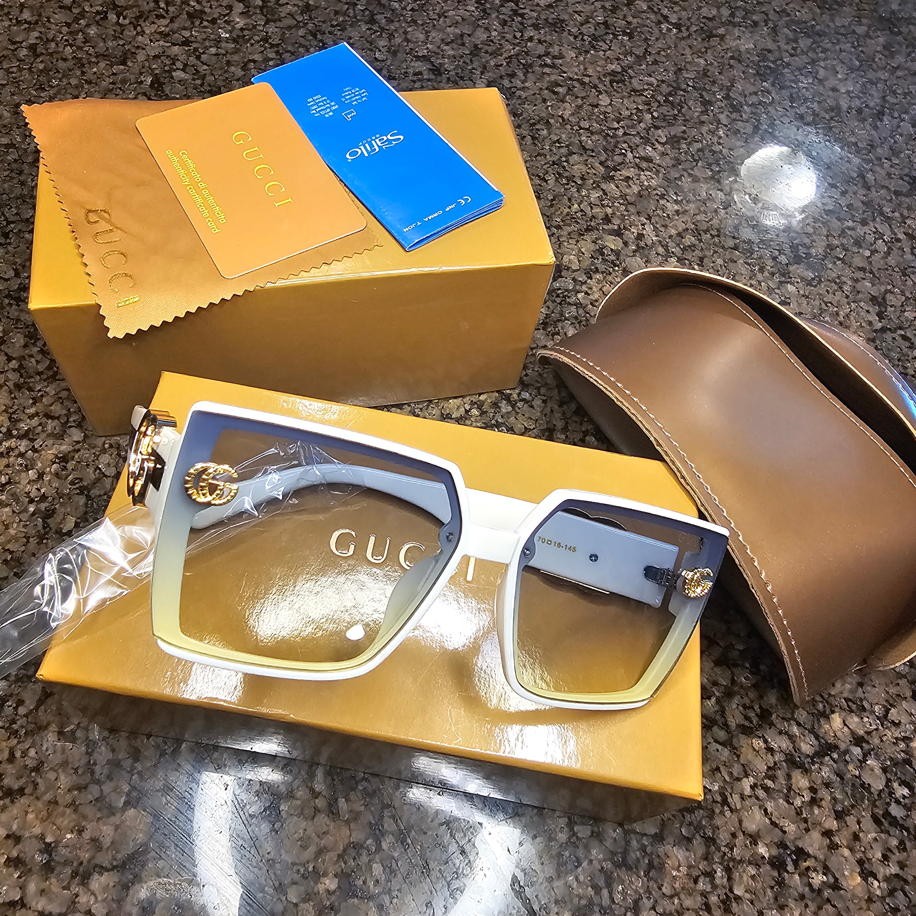 Gucci Square Women's Sunglasses