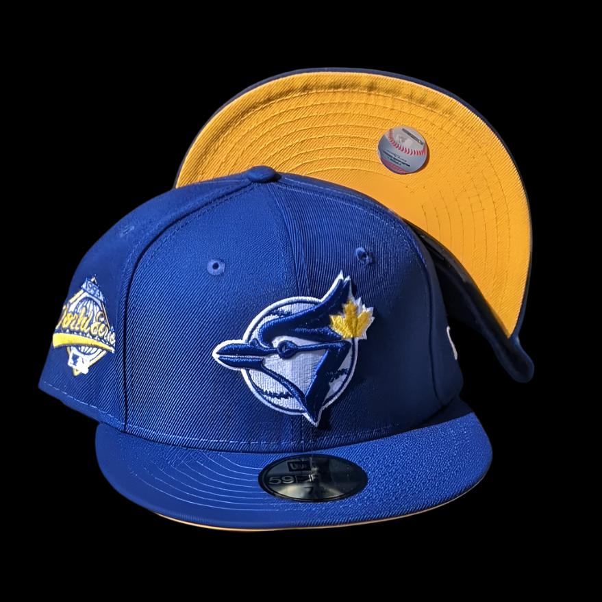 New Era Toronto Blue Jays Fitted Yellow Bottom Royal Blue