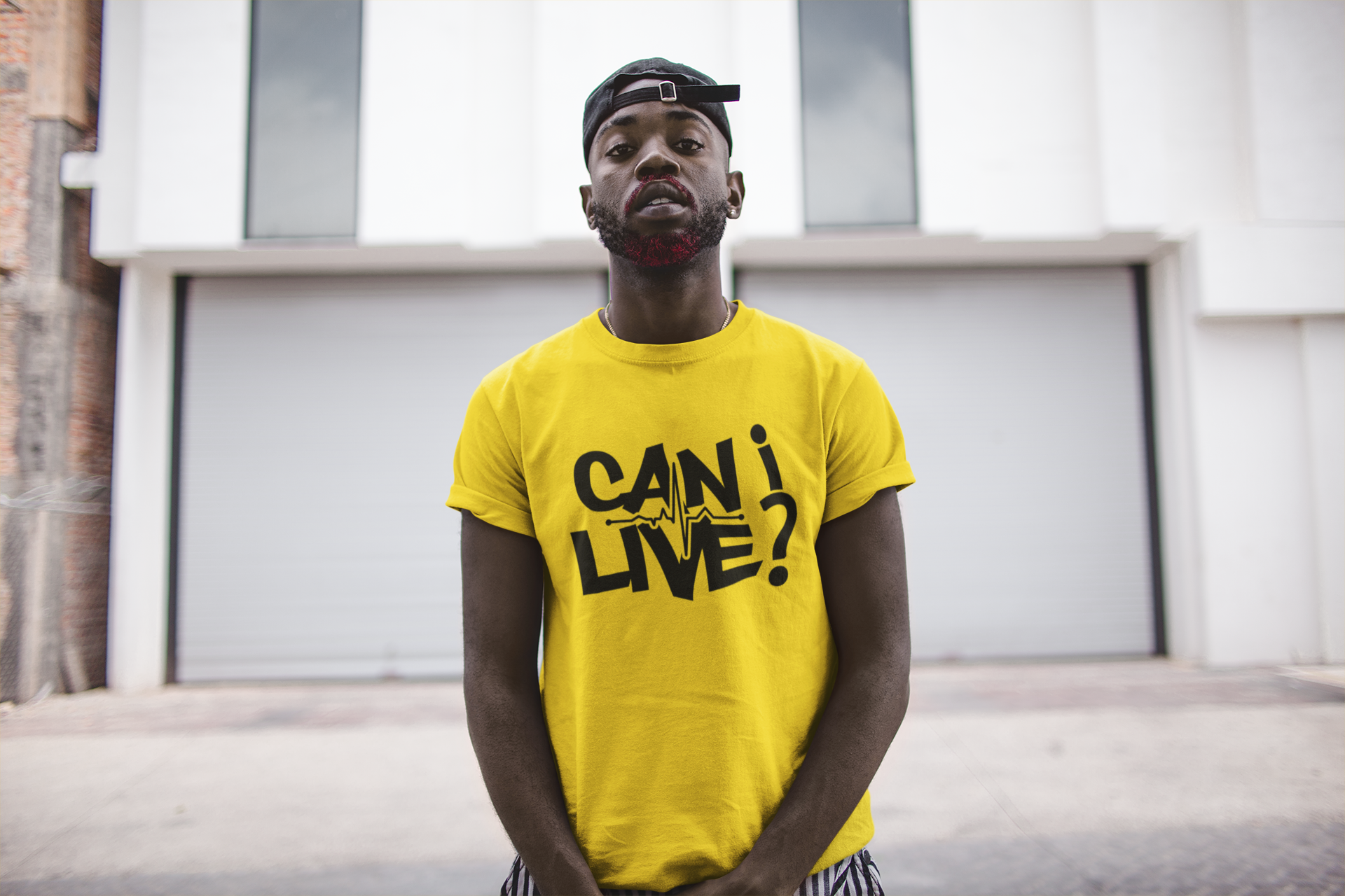 Can I Live? Black Logo
