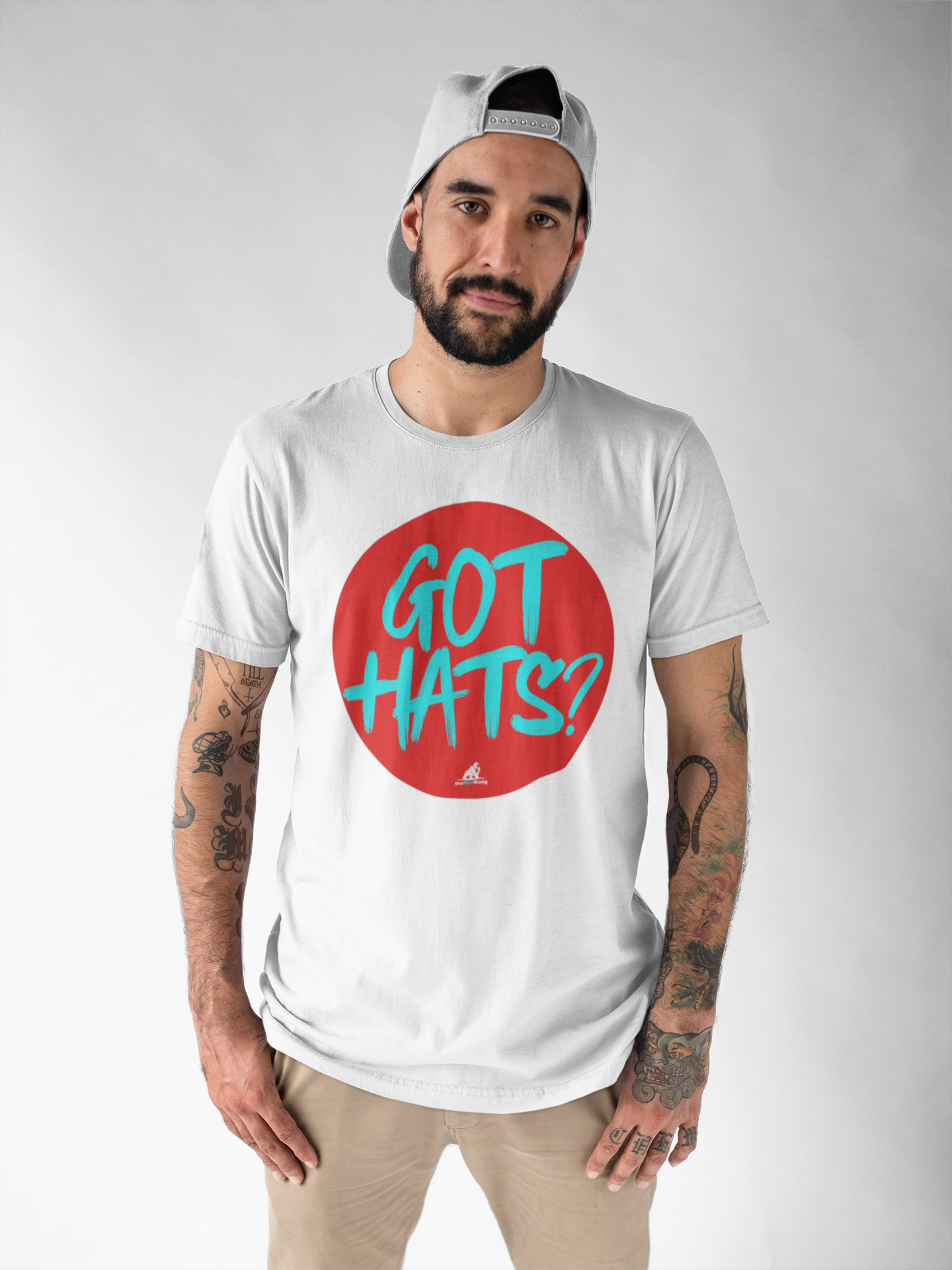 Got Hats? (Men’s premium heavyweight tee)