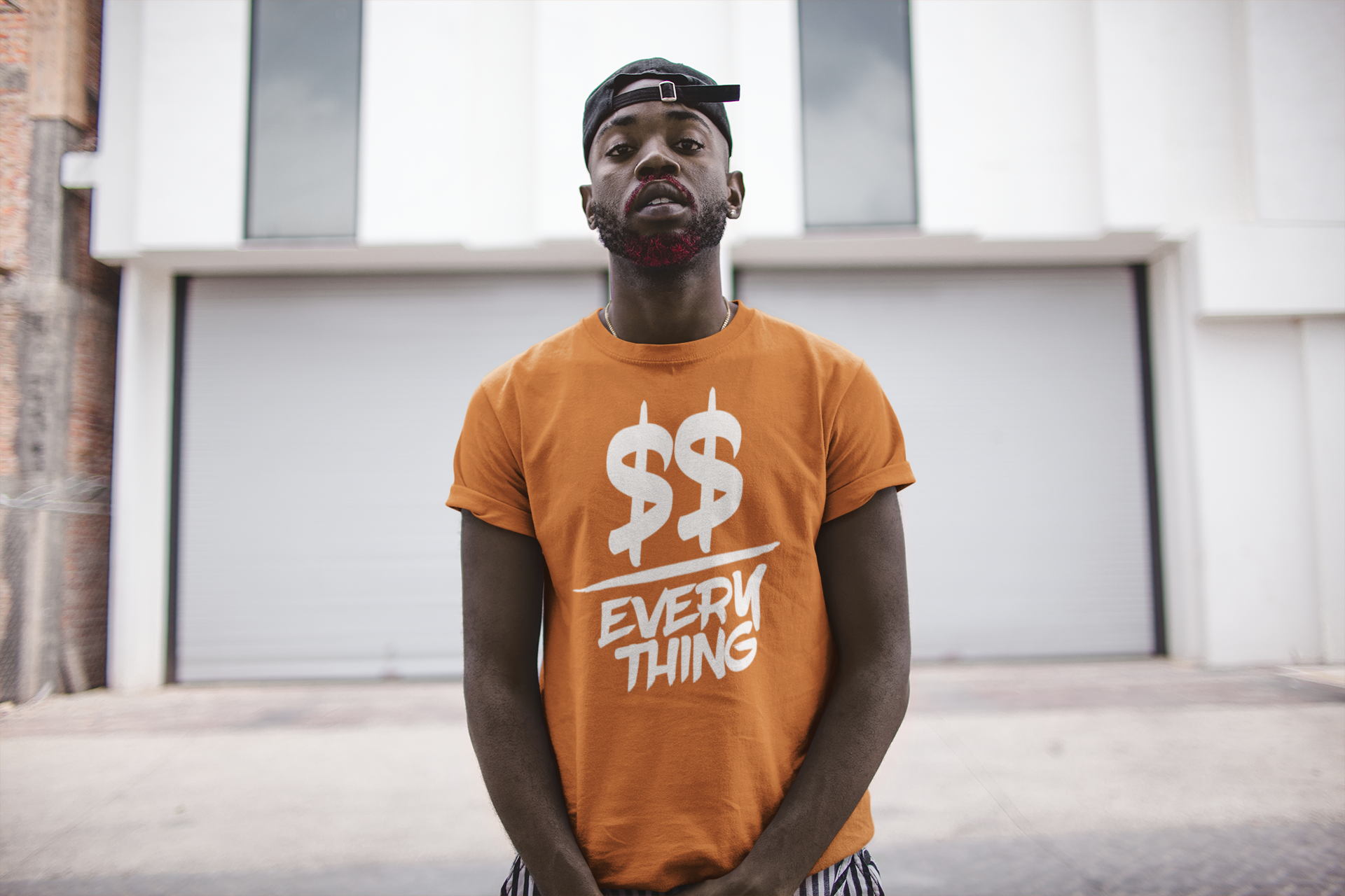 Money Over Everything: A Hustlers Motto (White Logo)