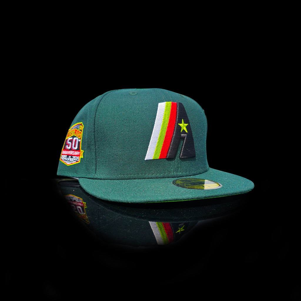 New Era 59FIFTY Houston Astros 50th Anniversary Forest Green