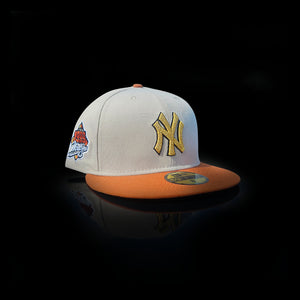 New York Yankees 1999 world series Stone Rust Orange visor New Era Fitted Hat