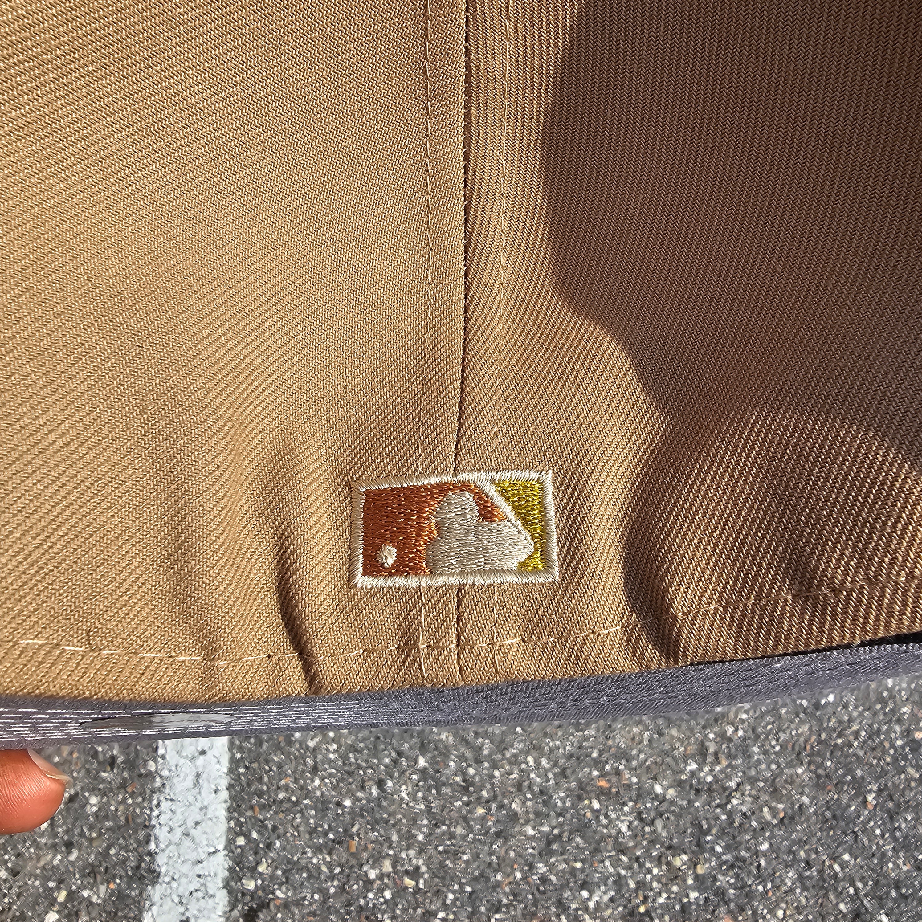 St. Louis Cardinals MLB:  1931 World Series Fitted Hat-Camel/Gray  7 3/8