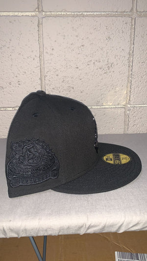 All Black Everything Metal Cleveland Indians 59fifty