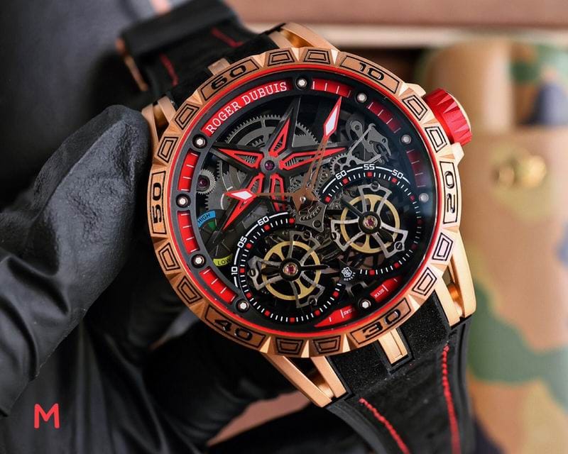 Roger Dubuis / Excalibur Spider Pirelli Flying Double Tourbillon
