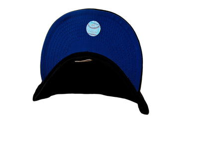 Toronto Blue Jays New Era World Series 1993 World Series Patch Royal Under Visor 59FIFTY Fitted Hat - Black