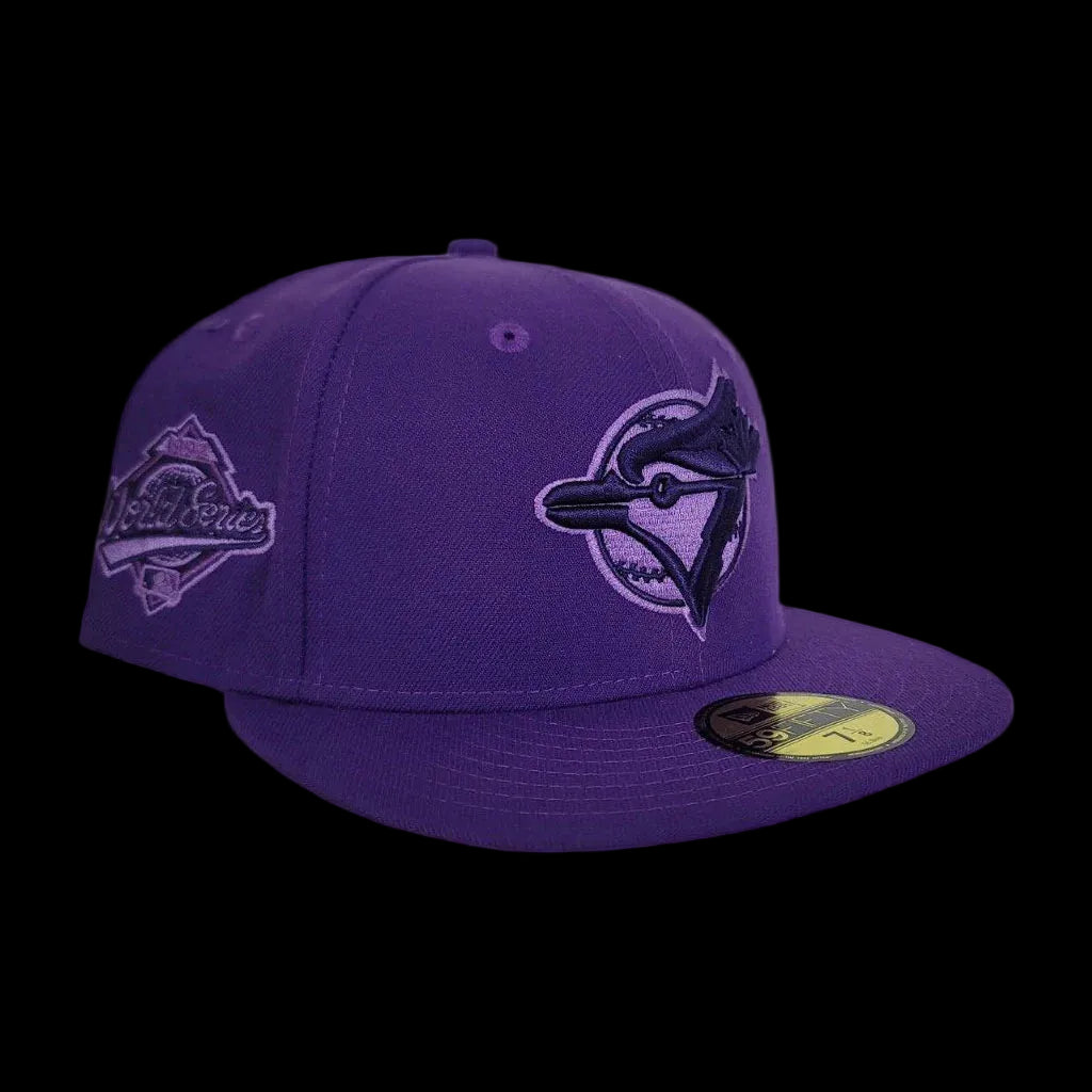 Purple Toronto Blue Jays Light 1992 World Series Side Patch