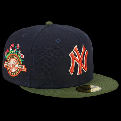 New Era Yankees Sprouted 59FIFTY Fitted Hat: 7 1/4 (Gray UV)