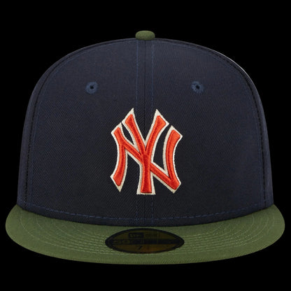 New Era Yankees Sprouted 59FIFTY Fitted Hat: 7 1/4 (Gray UV)