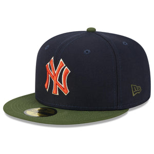 New Era Yankees Sprouted 59FIFTY Fitted Hat: 7 1/4 (Gray UV)