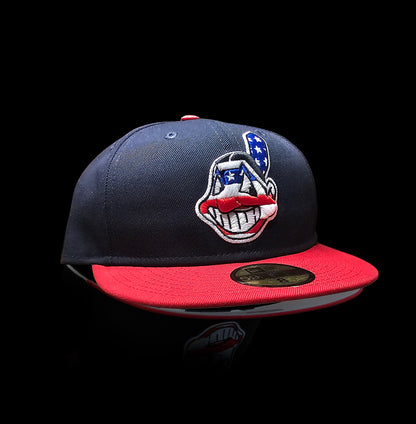 American Flag Chief Wahoo 59fifty
