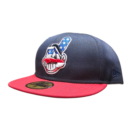American Flag Chief Wahoo 59fifty