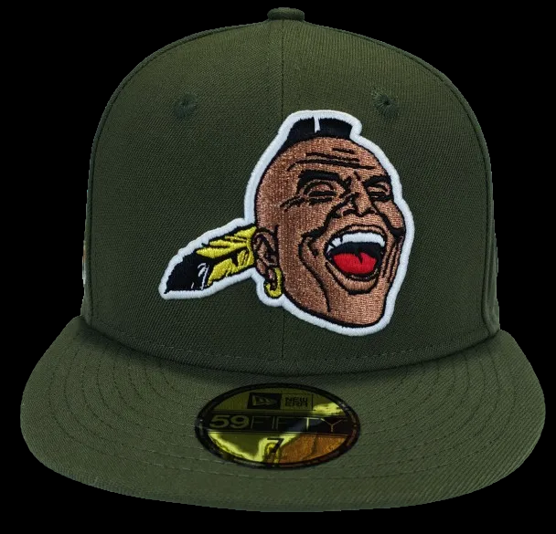 Atlanta Braves 1957 World Series Olive Green Copper Face | New era 59fifty Fitted
