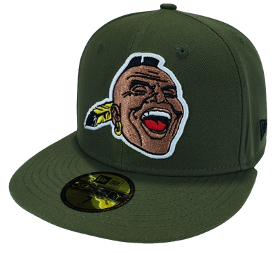 Atlanta Braves 1957 World Series Olive Green Copper Face | New era 59fifty Fitted
