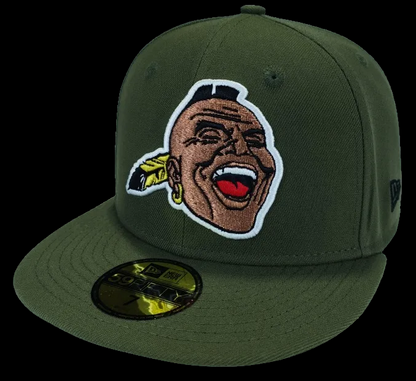 Atlanta Braves 1957 World Series Olive Green Copper Face | New era 59fifty Fitted
