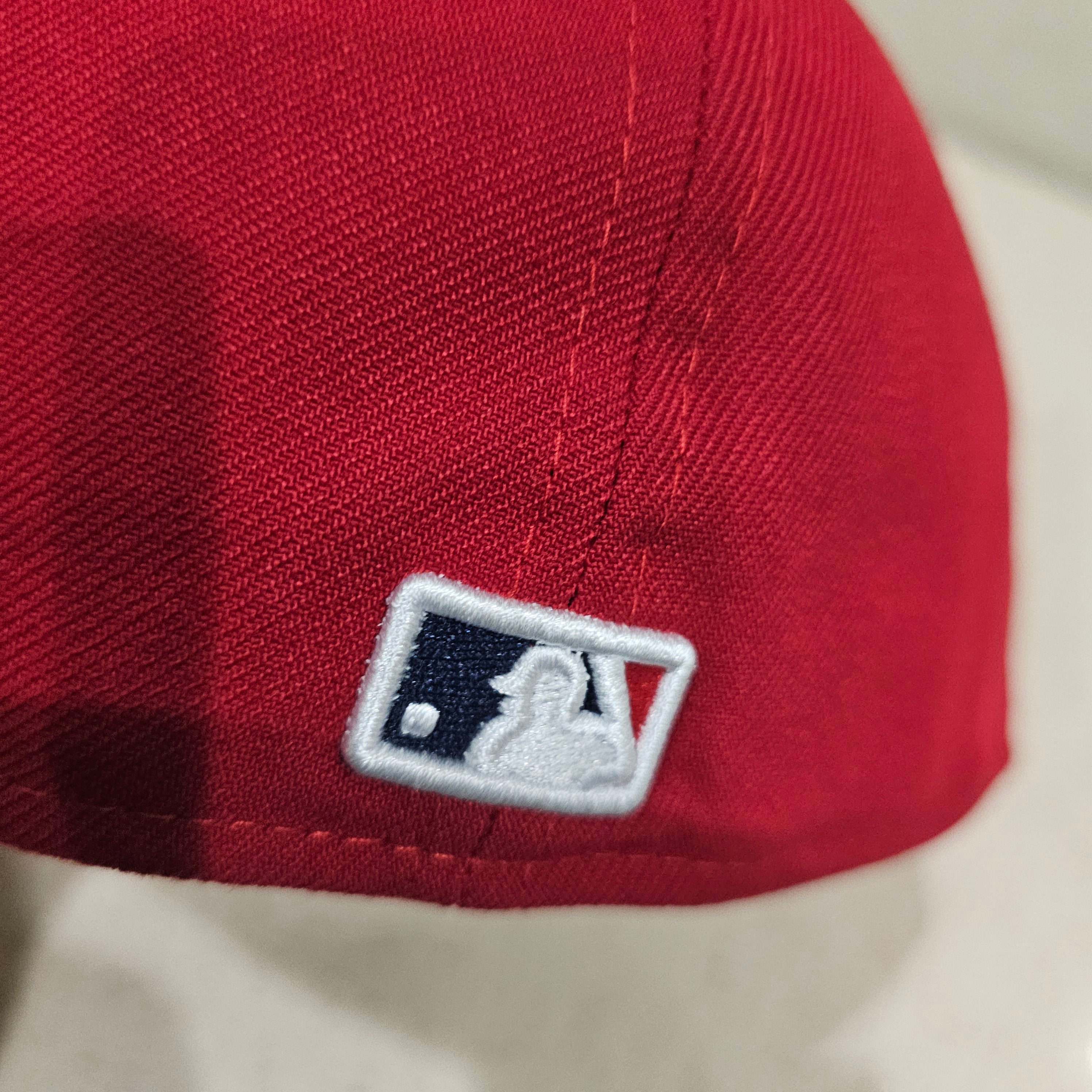 Cleveland Indians New Era All Red With 100 Year Anniversary Side Patch