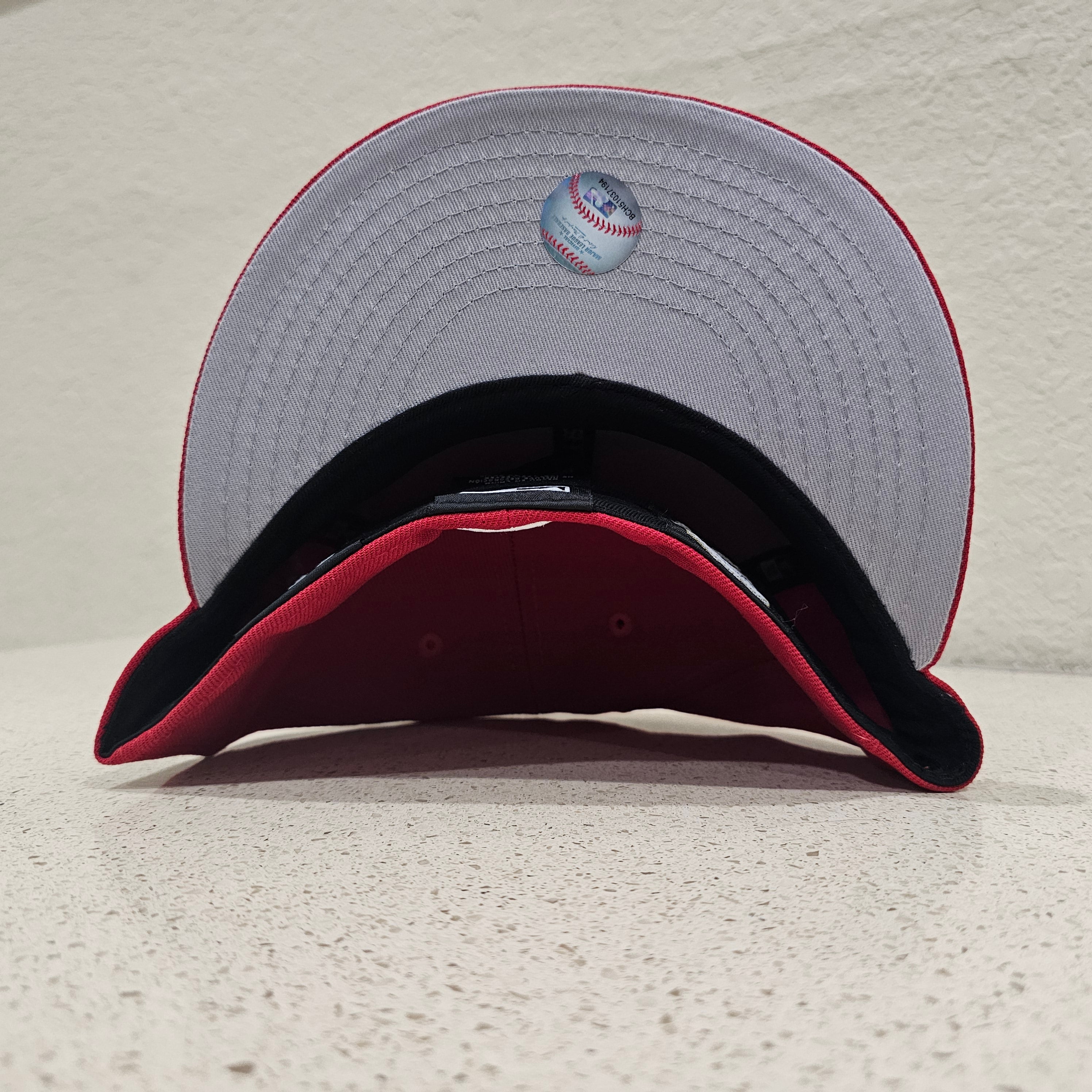 Cleveland Indians New Era All Red With 100 Year Anniversary Side Patch