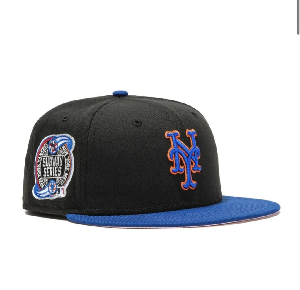 Hat Club Exclusive New York Mets 2000 Subway Series 7 Black/Royal 7⅛