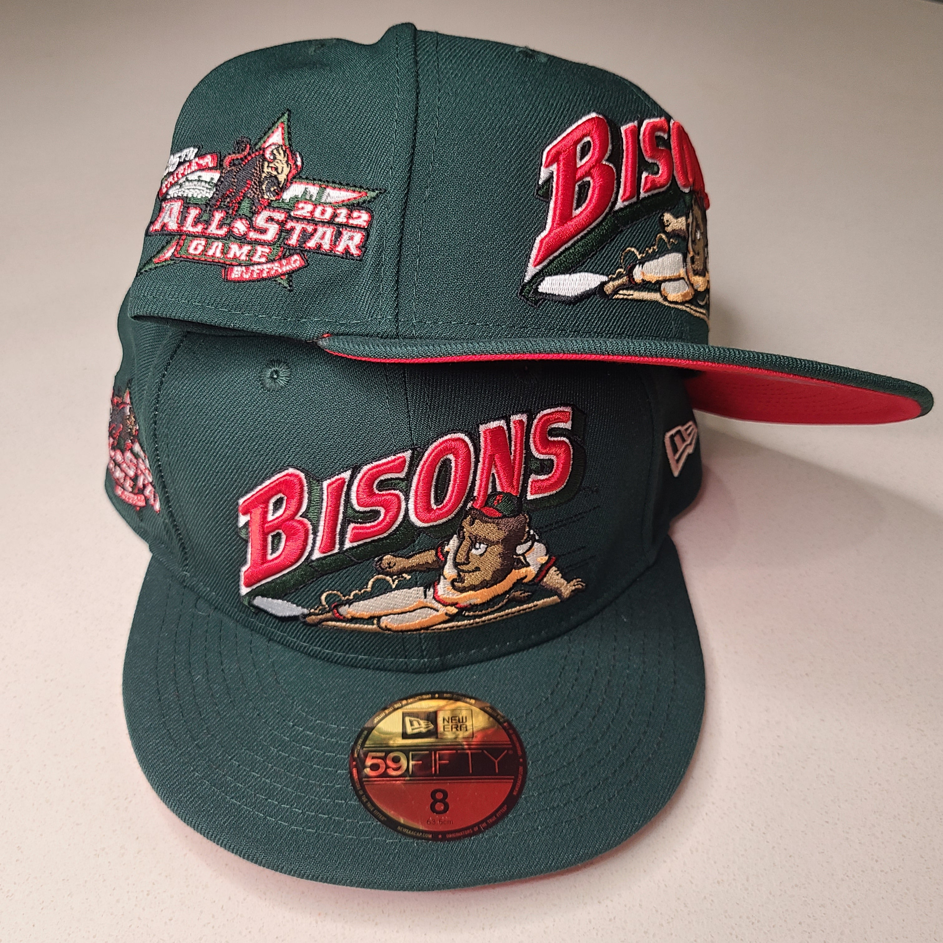 New Era: MiLB Bisons Dark Green Fitted Hat