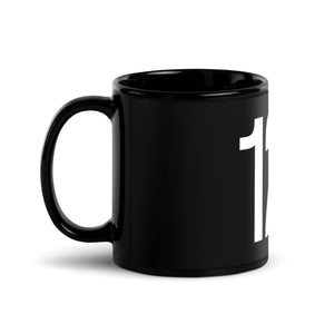 120% Black Glossy Mug