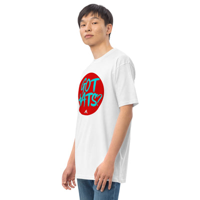Got Hats? (Men’s premium heavyweight tee)