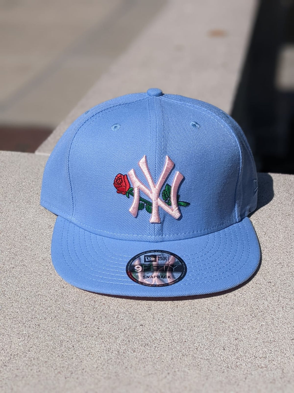 NY Yankee Blue Rose 9fifty Hat
