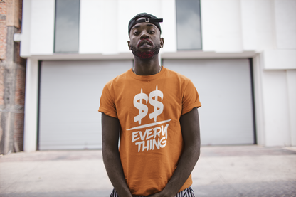 Money Over Everything: A Hustlers Motto (White Logo)