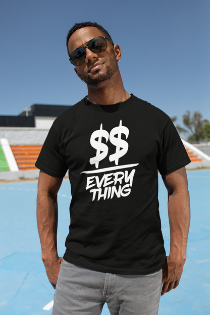 Money Over Everything: A Hustlers Motto (White Logo)